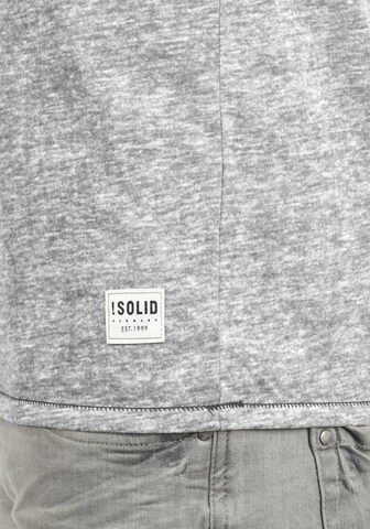 !Solid Rundhalsshirt 'Telia' in Grau