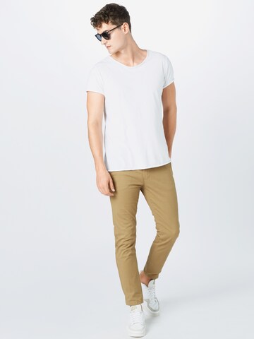 BURTON MENSWEAR LONDON Normální Chino kalhoty – hnědá