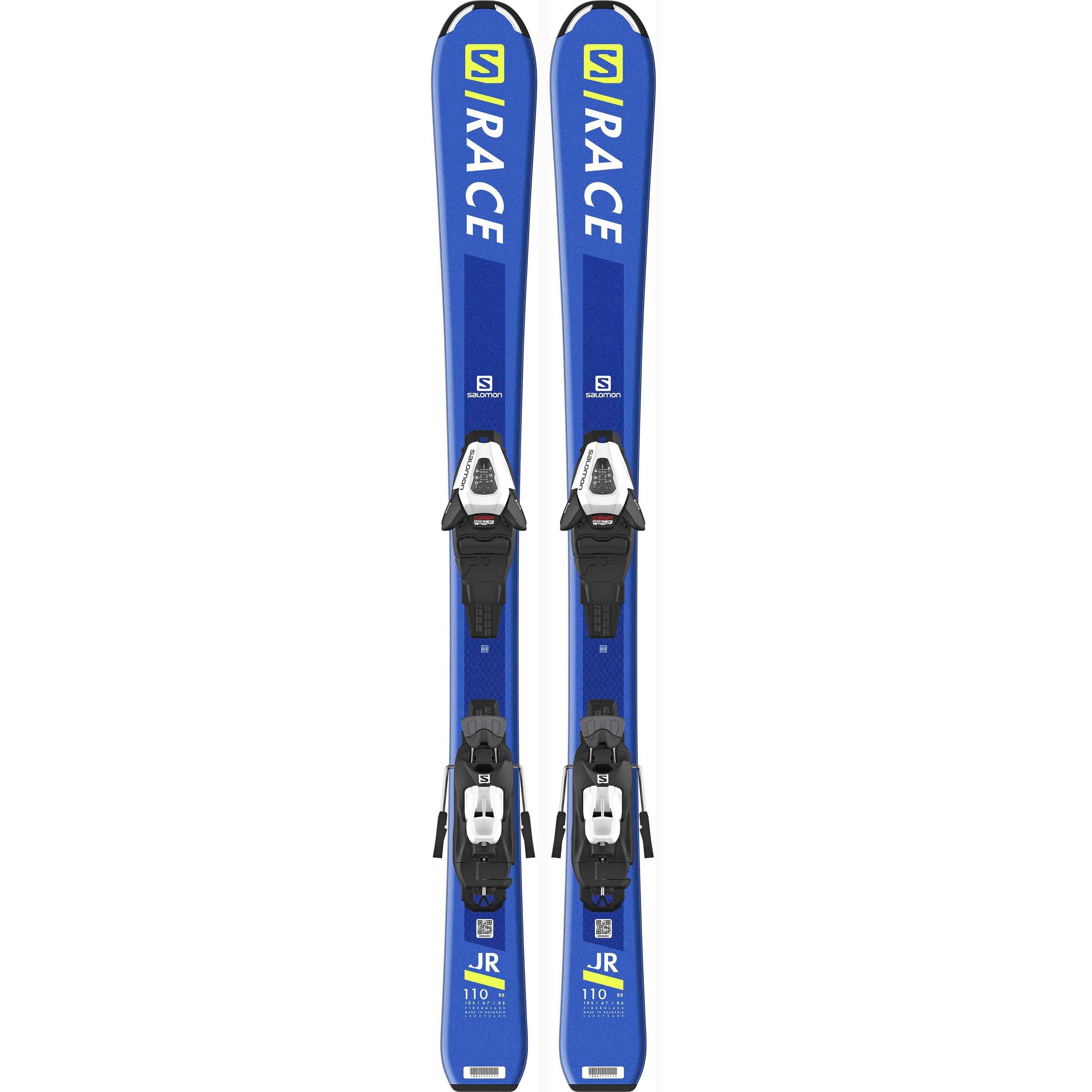 SALOMON - All-Mountain Ski 'E S/RACE JR S + C5 GW J' in blau