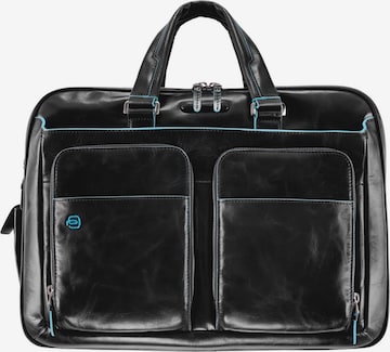 Piquadro Document Bag in Black: front