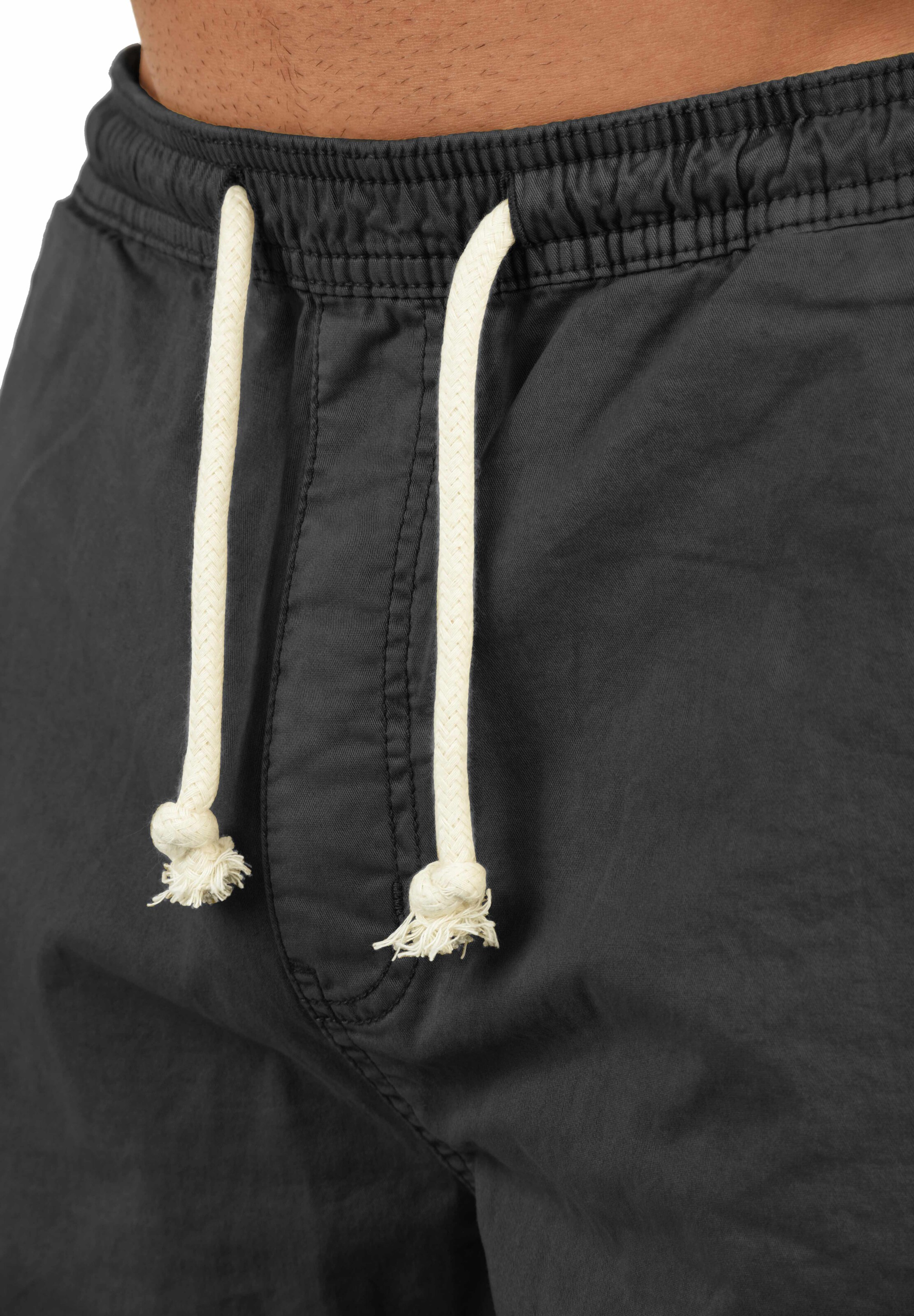 INDICODE JEANS Regular Chinoshorts 'IDAbbey' in Grau