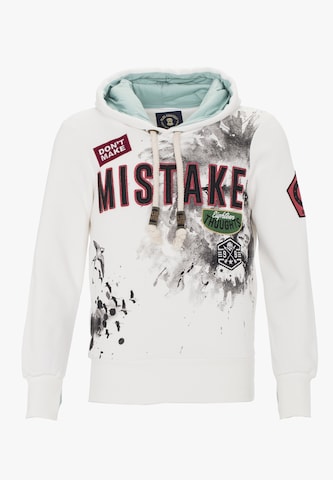 PLUS EIGHTEEN Sweatshirt in White: front