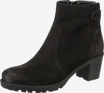 Bottines ARA en noir : devant