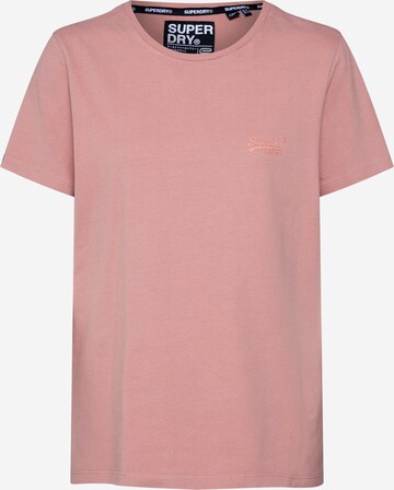 Superdry Shirt 'Elite' in Roze: voorkant