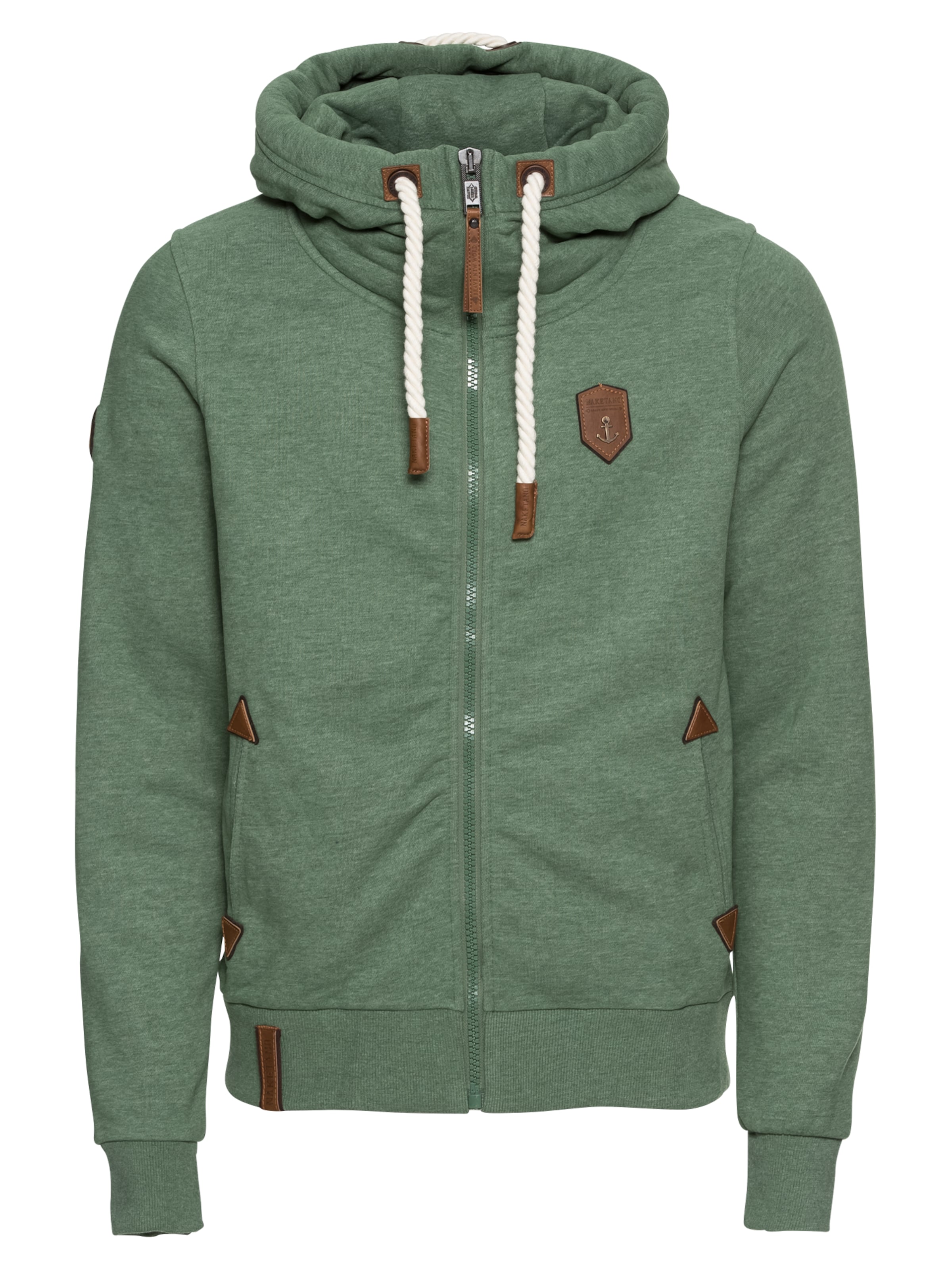 naketano Tréning dzseki - zöld: elől