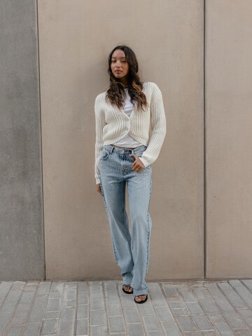 Cropped  Knit Cardigan Look