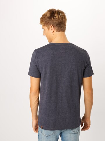 T-Shirt 'Hake Organic' Ragwear en bleu : derrière