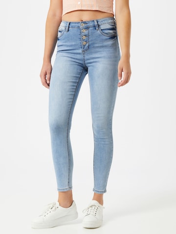 Hailys Slimfit Jeans 'Romina' in Blauw: voorkant