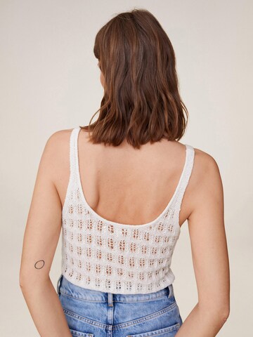 Tops en tricot 'RILESTO' MANGO en blanc