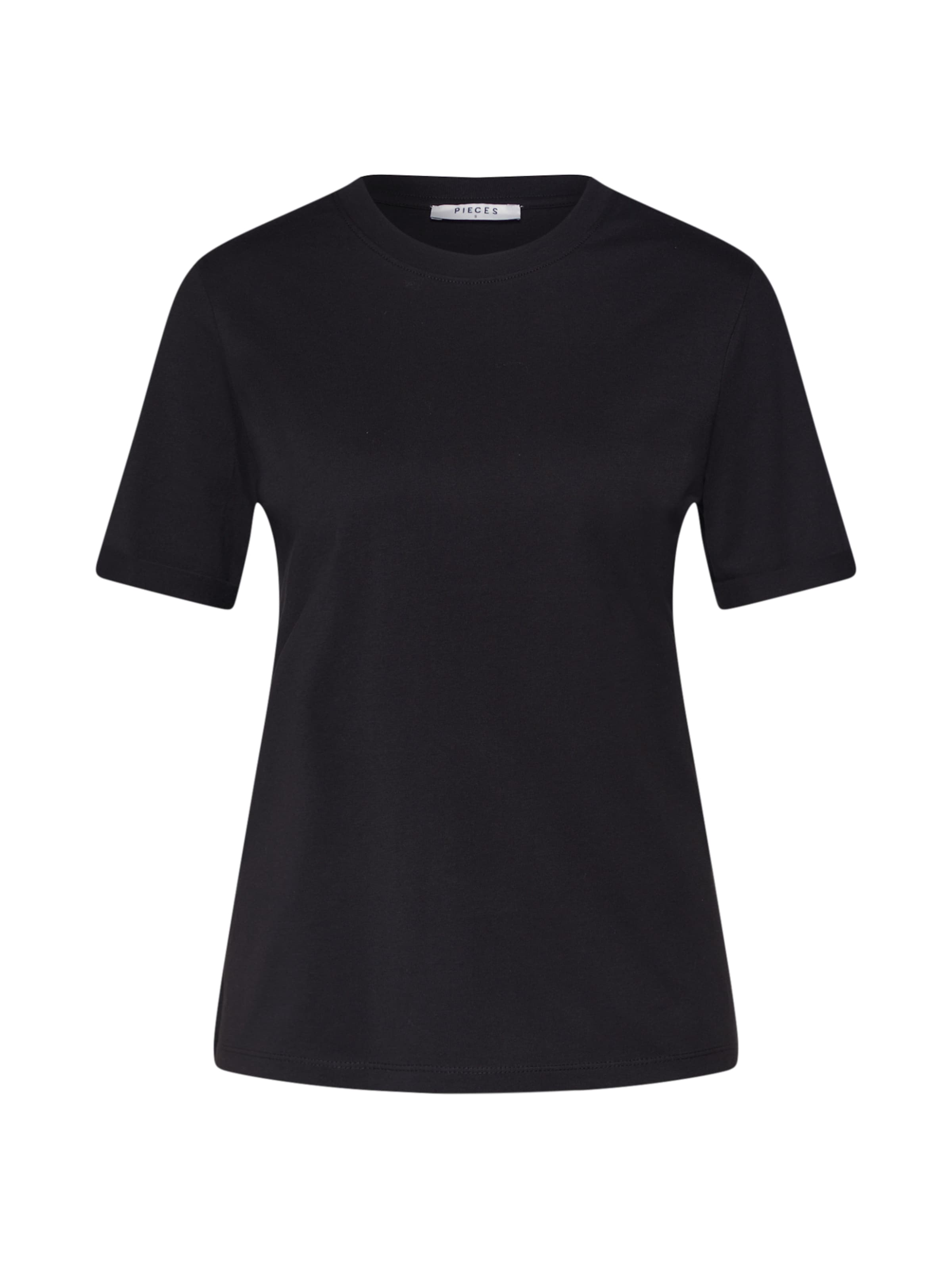PIECES Tričko 'Ria' – černá: přední strana