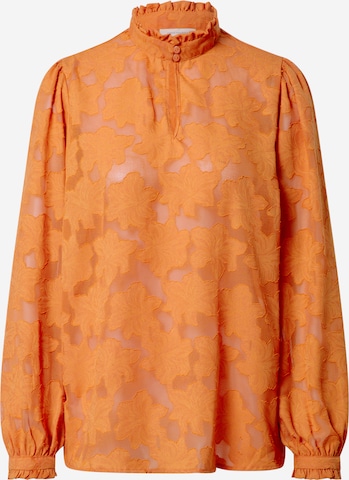 Freequent Blouse 'Dagna' in Oranje: voorkant