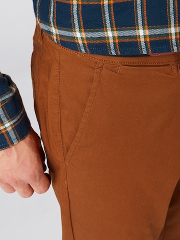 SELECTED HOMME Regular Chino 'YARD PANTS' in Bruin