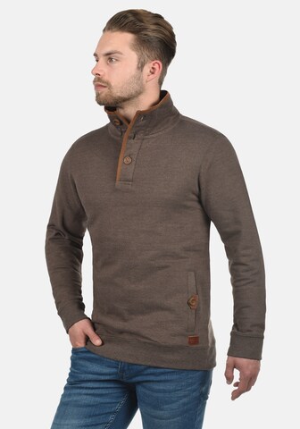 BLEND - Sweatshirt 'Achlias' em castanho: frente