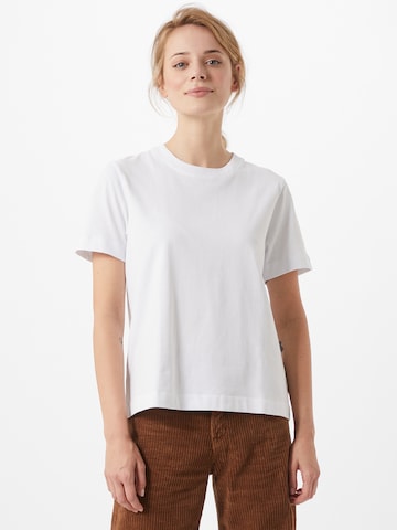 Samsøe Samsøe - Camisa 'Camino' em branco: frente