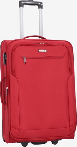 D&N Suitcase Set 'Travel Line 6800' in Red