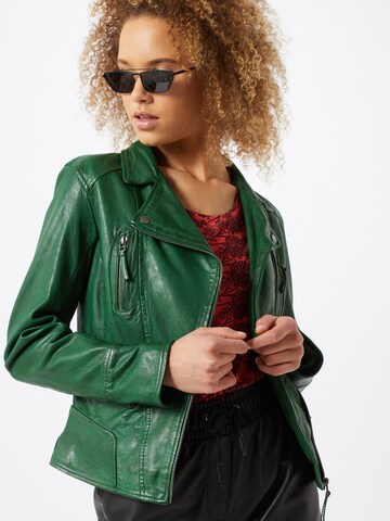 OAKWOOD Between-Season Jacket in Green: front