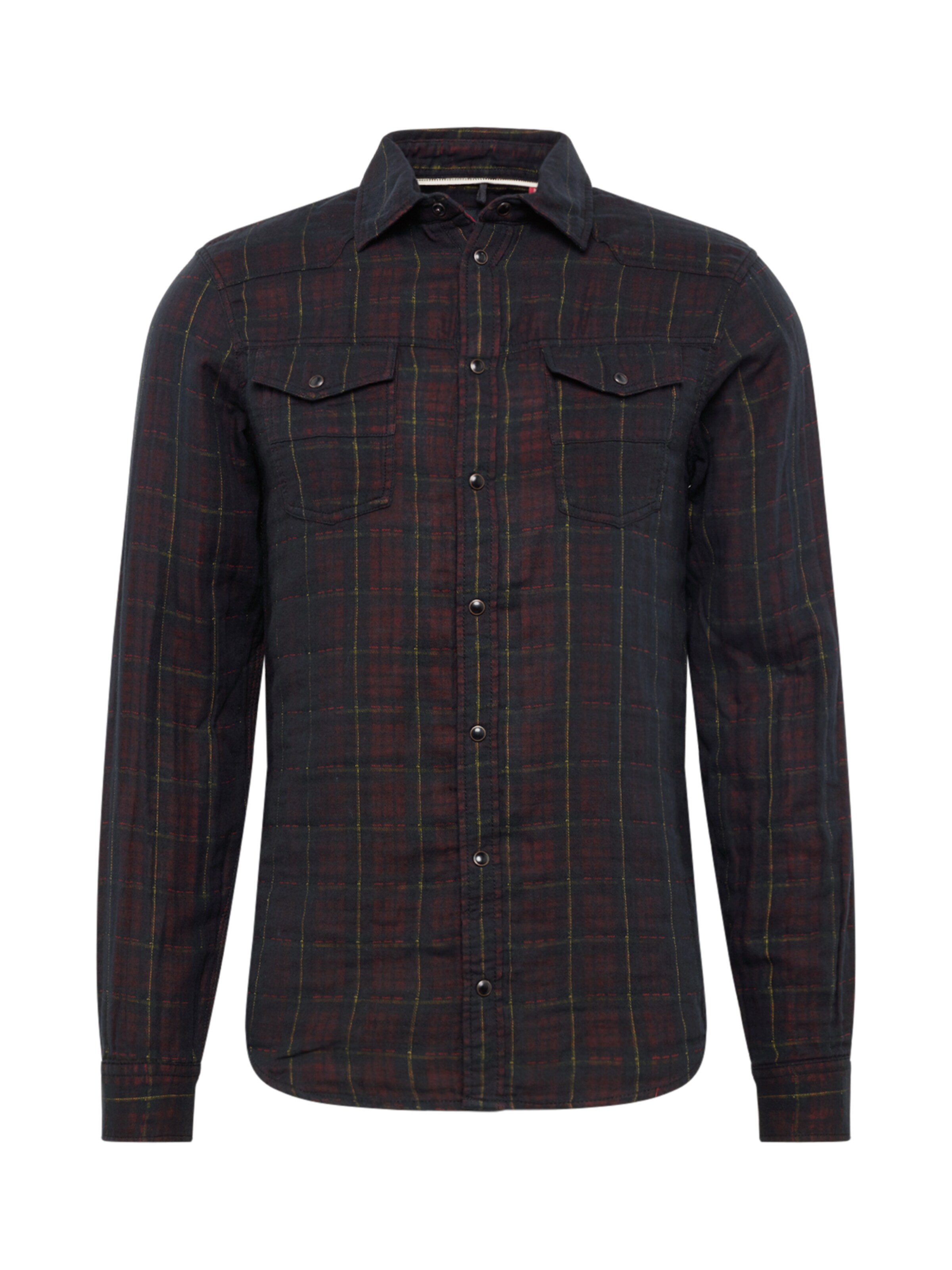 BLEND - Overhemd in de kleur Donkerrood