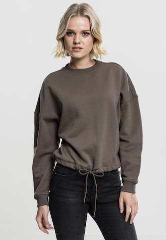 Urban Classics Sweatshirt in Green: front