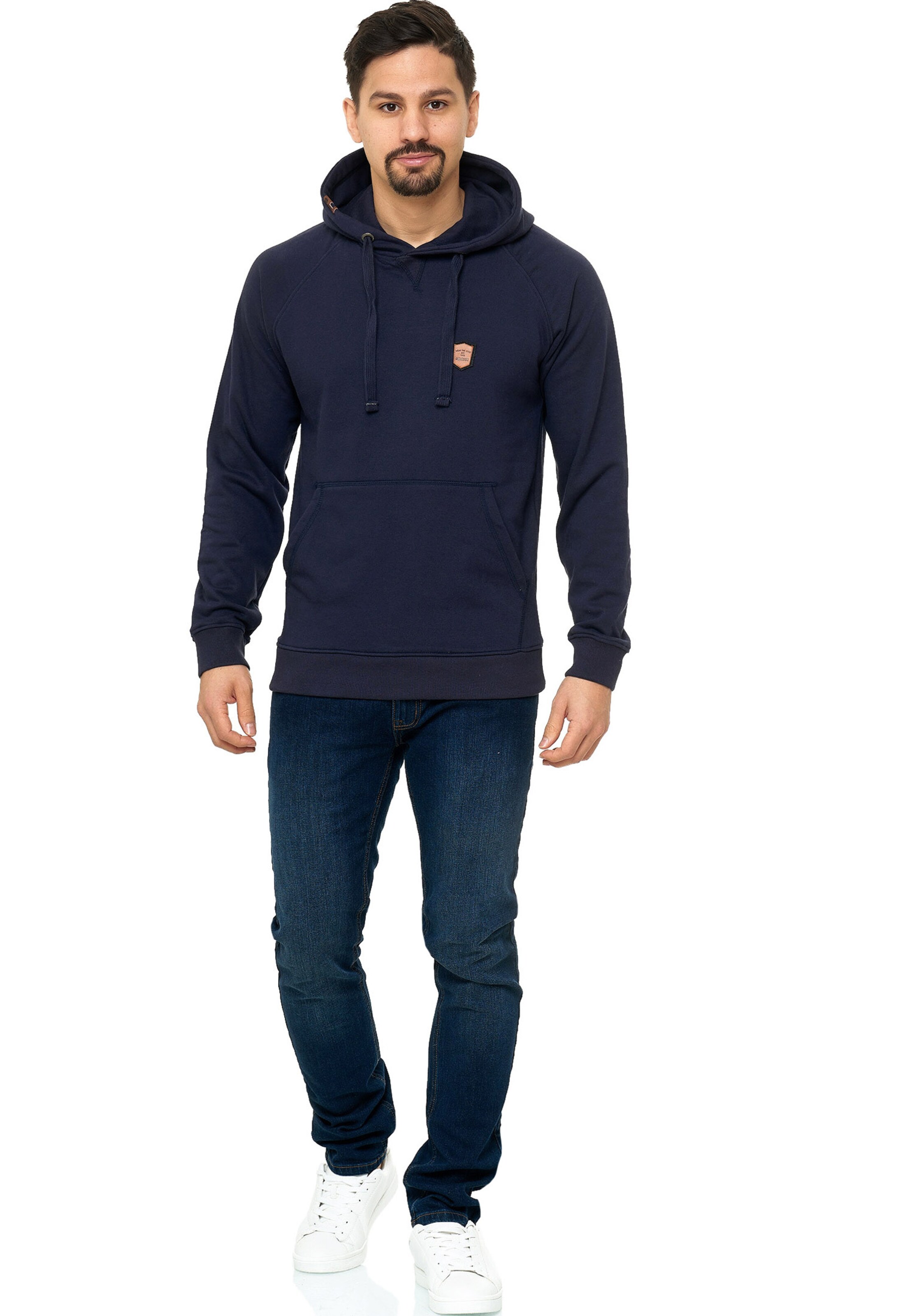 INDICODE JEANS Sweatshirt 'Litcham' in Blau
