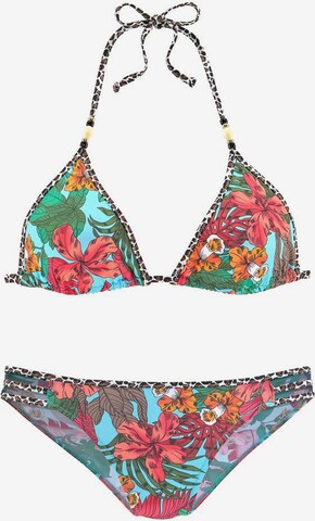 BRUNO BANANI Triangle Bikini in Mixed colours: front