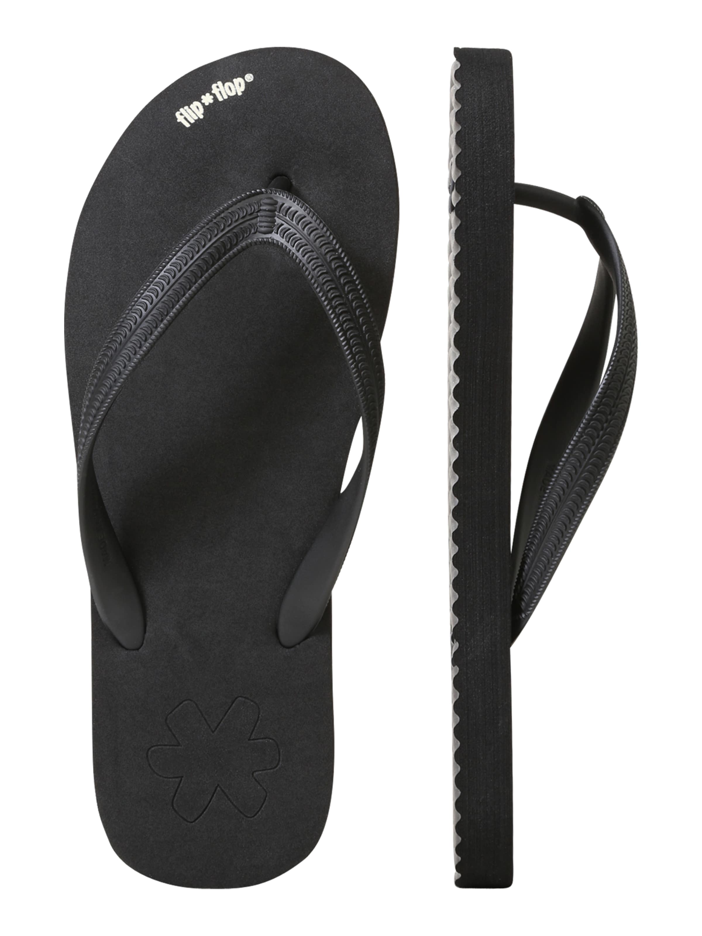 FLIP*FLOP T-Bar Sandals in Black: side