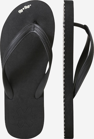 FLIP*FLOP T-bar sandals in Black: side