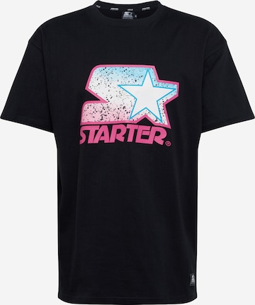 T-Shirt Starter Black Label en noir : devant