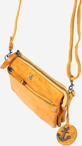 Harbour 2nd - Bolso de hombro 'Perla' en amarillo: lado