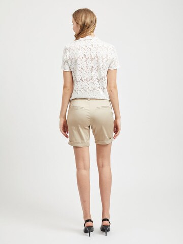 VILA Regular Shorts in Beige