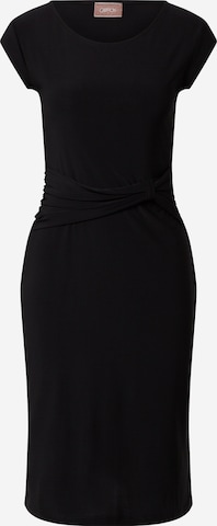 Cartoon Dress in Black: front