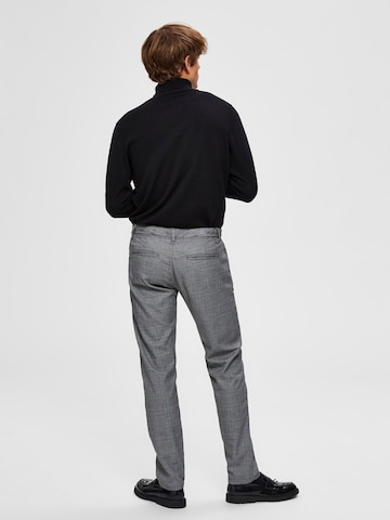 Coupe slim Pantalon chino SELECTED HOMME en gris