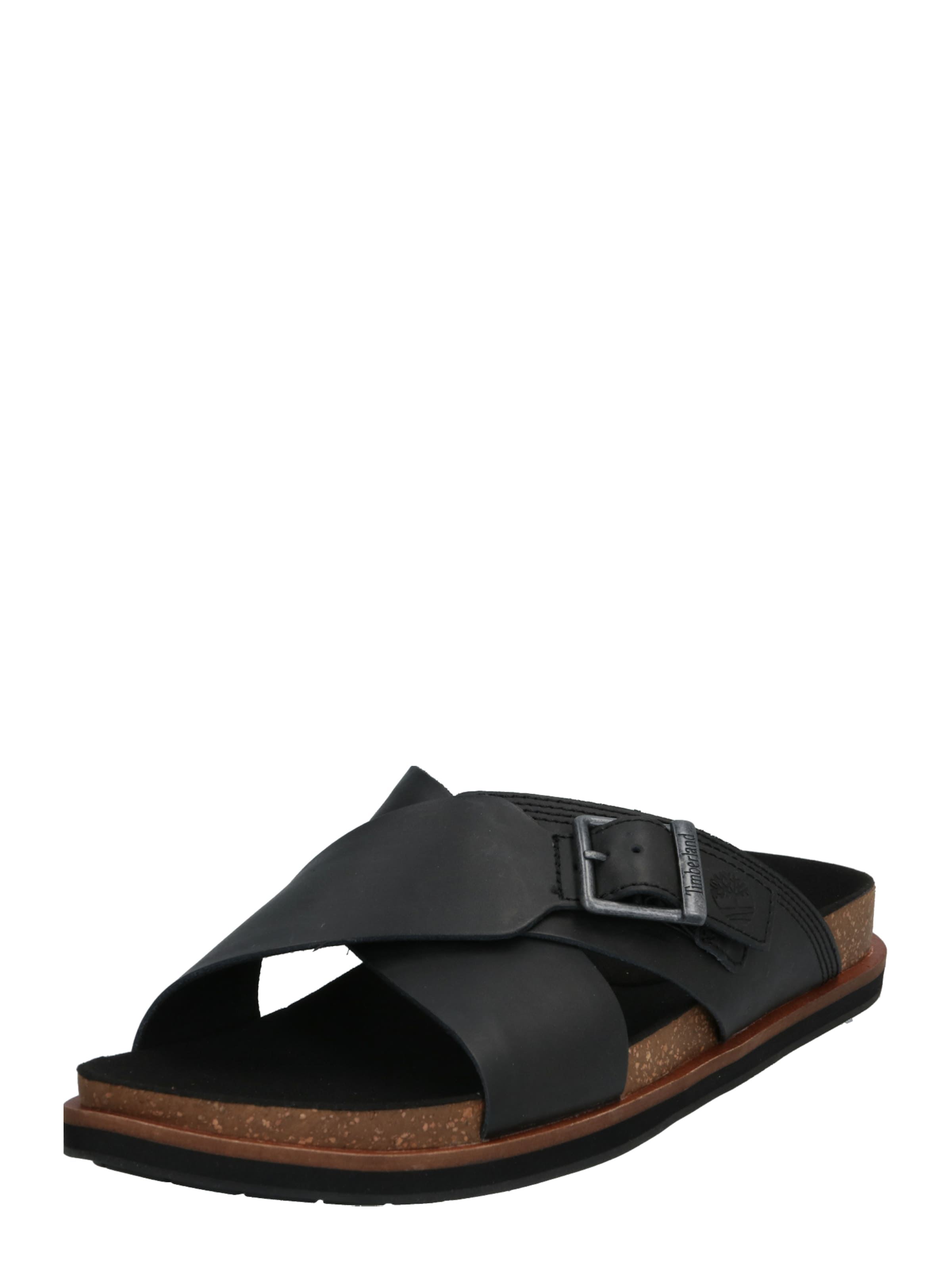 TIMBERLAND Pantolette in Schwarz: Vorderseite