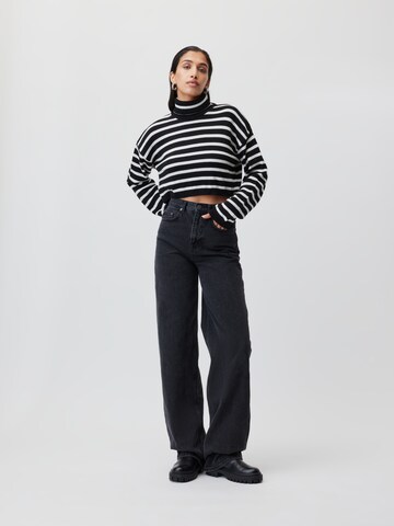 Black & White Striped Look by LeGer