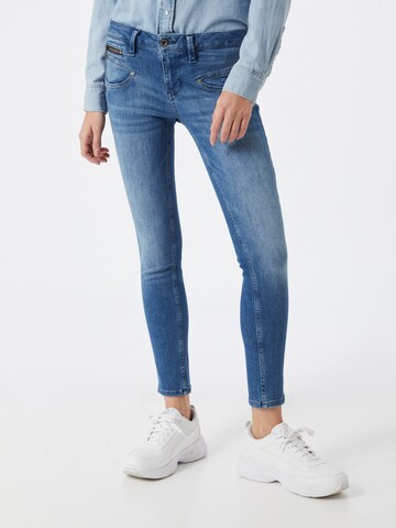 FREEMAN T. PORTER Skinny Jeans 'Alexa' in Blue: front