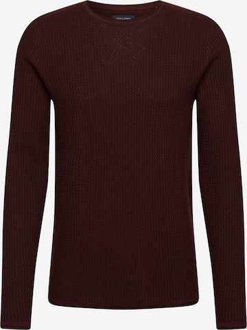 JACK & JONES Sweater 'Carlos' in Purple: front