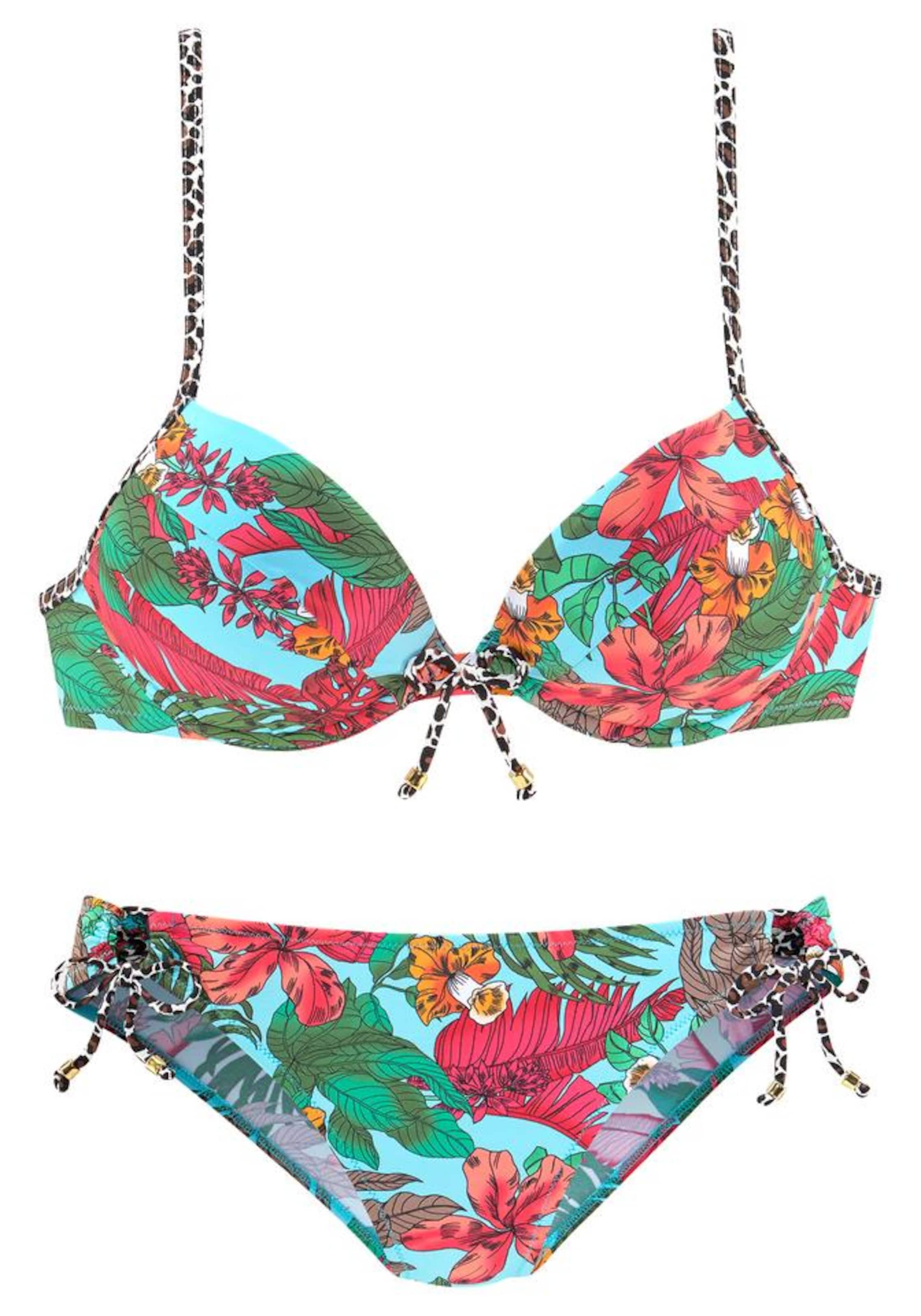 Bruno Banani Push-up Μπικίνι σε ανάμεικτα χρώματα: μπροστά