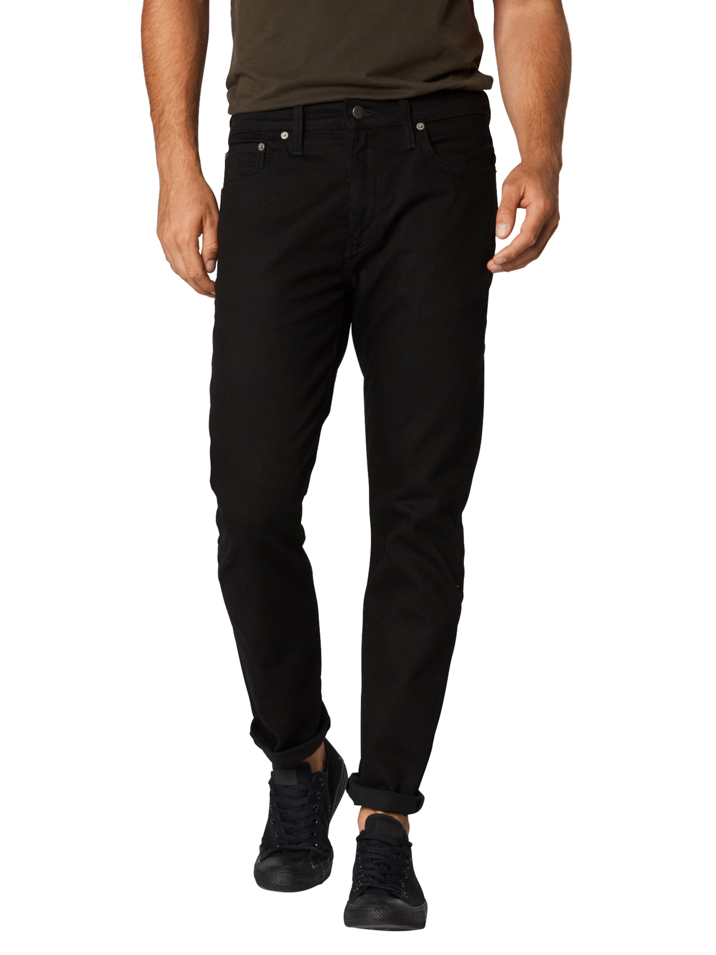 LEVI'S ® Regular Jeans '502® Taper' in Black: front
