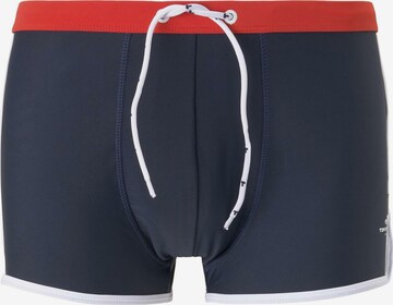 TOM TAILOR Zwemshorts 'Tim' in Blauw: voorkant