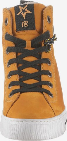 Paul Green High-Top Sneakers in Yellow