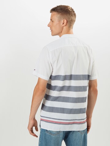 TOMMY HILFIGER - Ajuste regular Camisa 'BRETON' en blanco