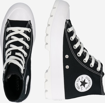 CONVERSE Korkeavartiset tennarit 'Chuck Taylor All Star Lugged' värissä musta