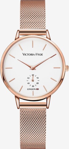 Victoria Hyde Analoog horloge 'Metropolitan Time' in Goud: voorkant