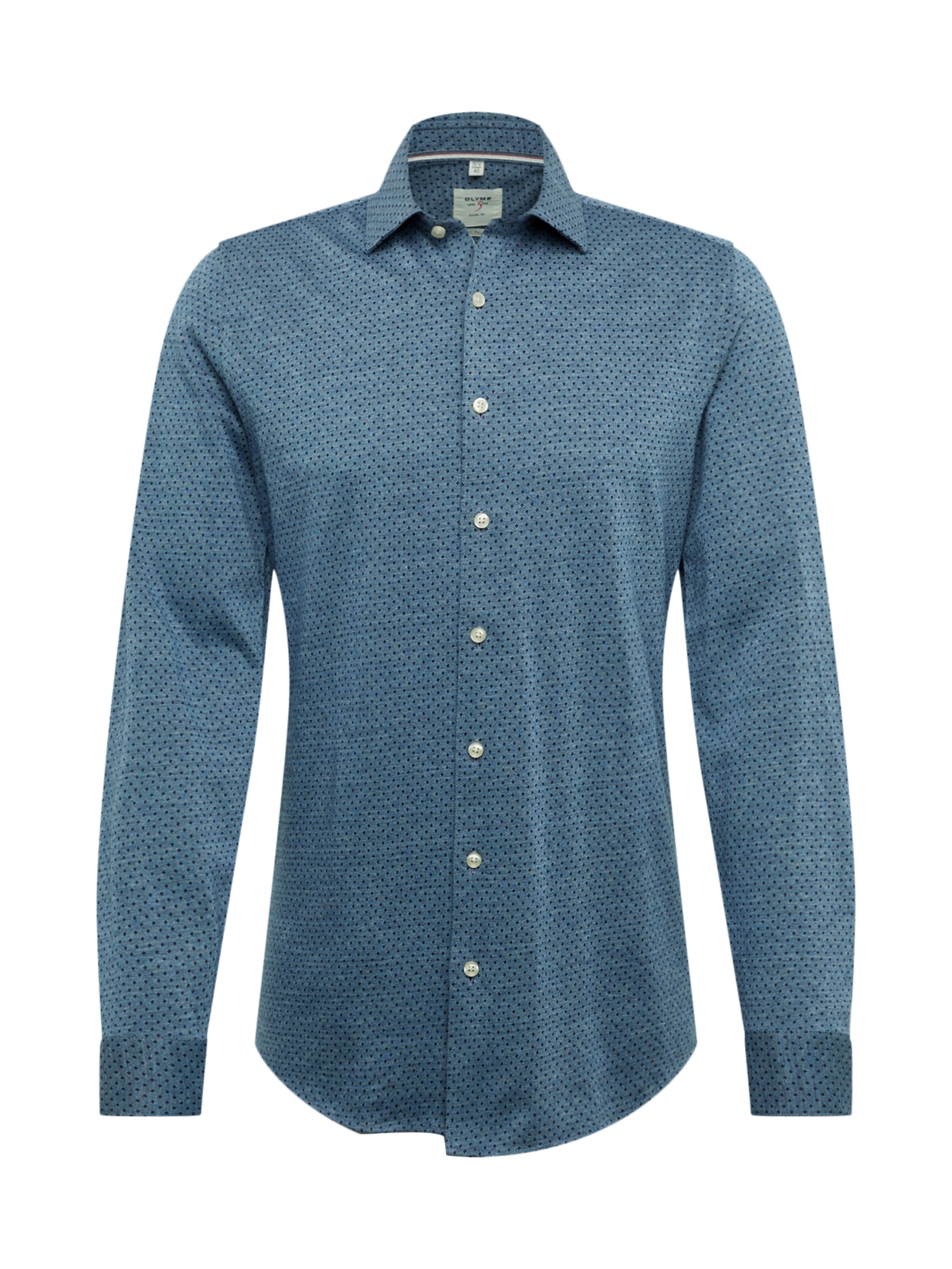 OLYMP - Zakelijk overhemd 'Level 5' in de kleur Marine