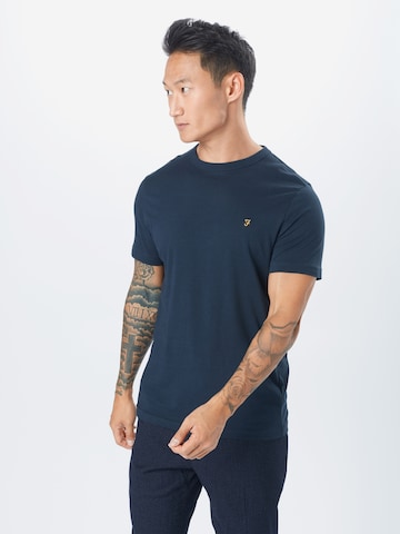 FARAH Regular fit T-shirt 'Danny' i blå: framsida