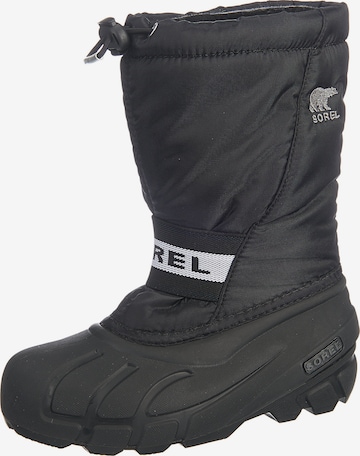 SOREL Snow Boots 'Cub' in Black: front