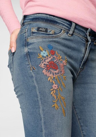 Superdry Skinny Jeans 'Alexia' in Blue