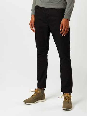 BURTON MENSWEAR LONDON Big & Tall Regular Jeans in Black: front