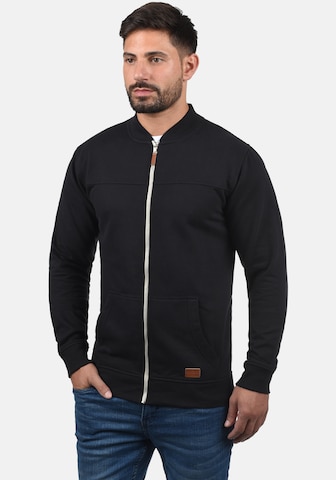 BLEND Sweatjacke 'Arco' in Schwarz: Vorderseite