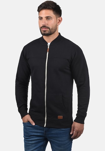 BLEND Zip-Up Hoodie 'Arco' in Black: front