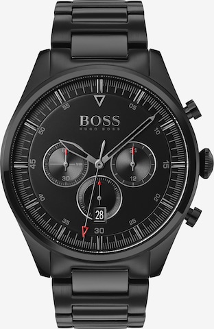 BOSS Orange Analog Watch 'Pioneer' in Black: front